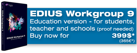 Buy EDIUS Workgroup 9 Education now