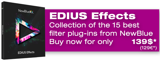 Buy New Blue Edius Effects now